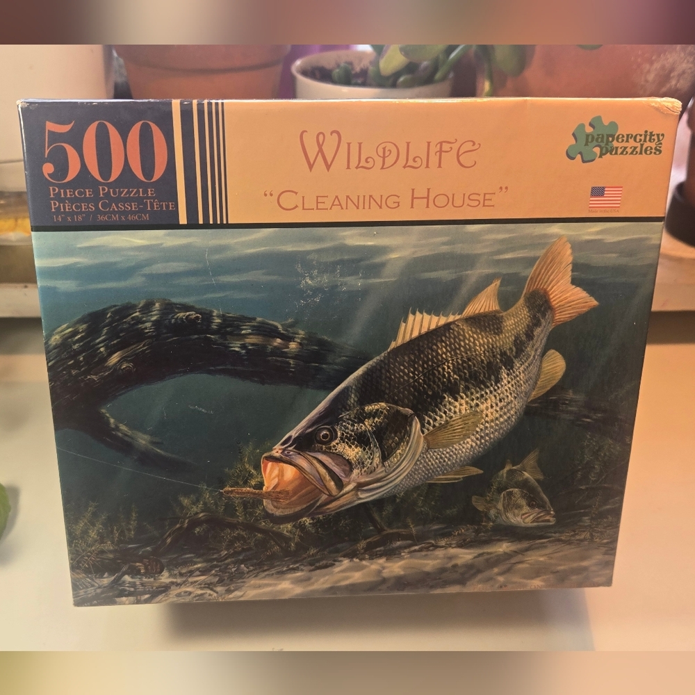 Papercity Puzzles Wildlife 'Cleaning House' 500 Piece Jigsaw Puzzle